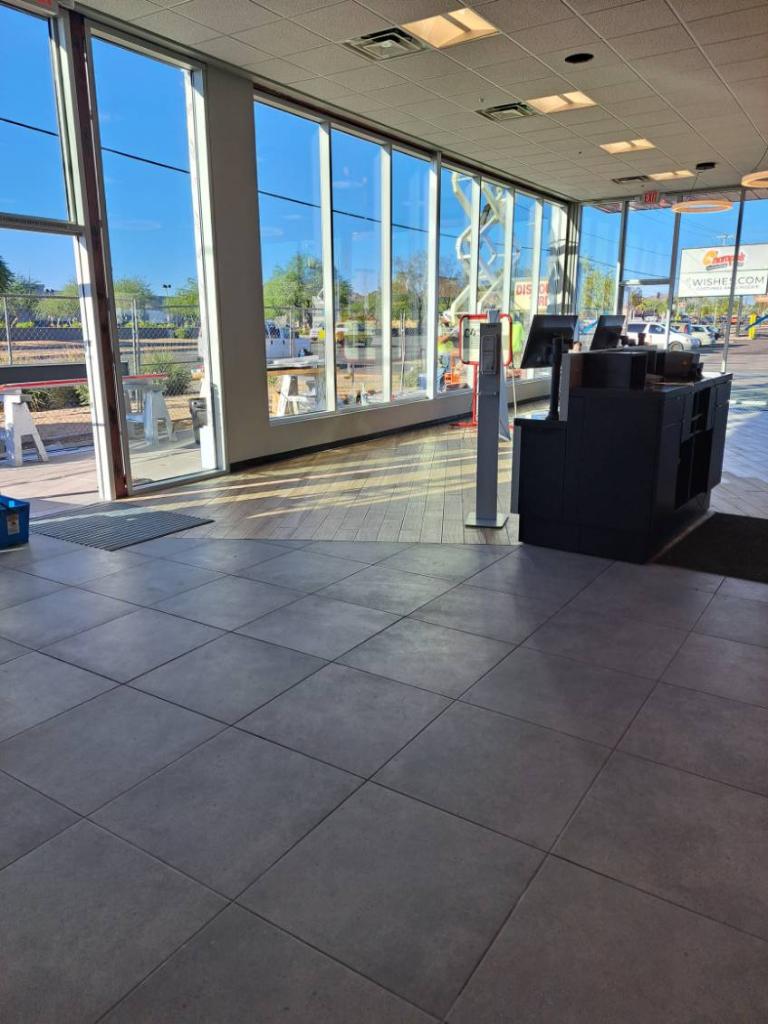 Final Cleaning of a Discount Tire in Phoenix, AZ