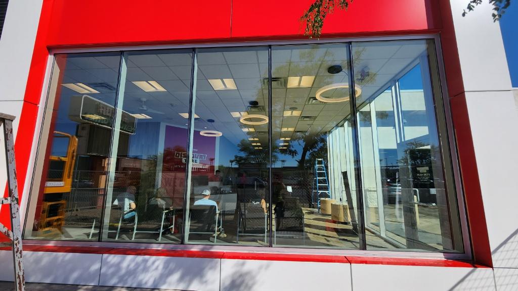 Post Construction Cleaning of a Discount Tire in Phoenix, AZ