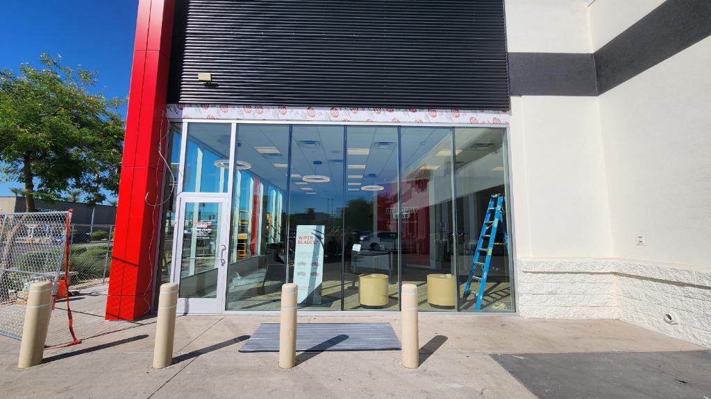 Post Construction Cleaning of a Discount Tire in Phoenix, AZ